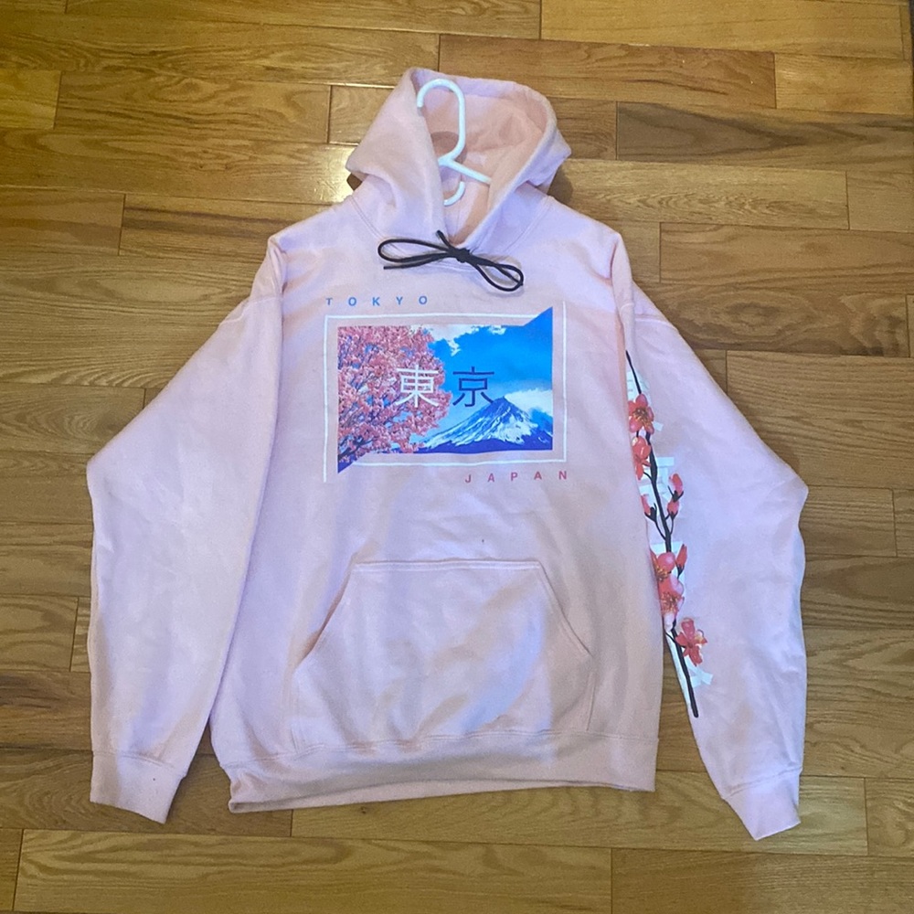 Pink Tokyo Japan Style Sweatshirt